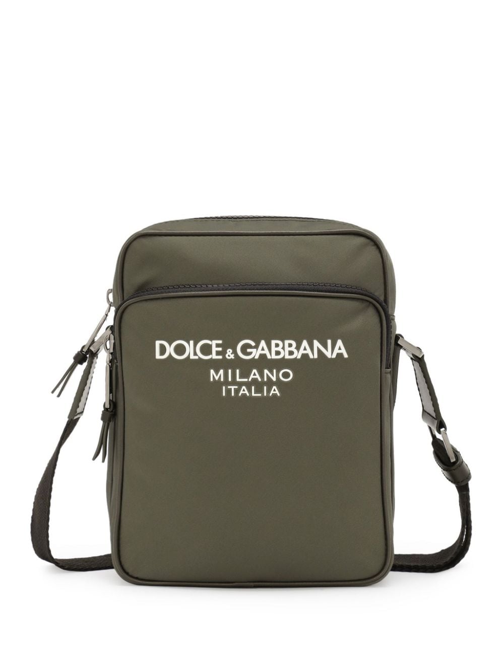 Dolce & Gabbana logo-print crossbody bag - Green von Dolce & Gabbana