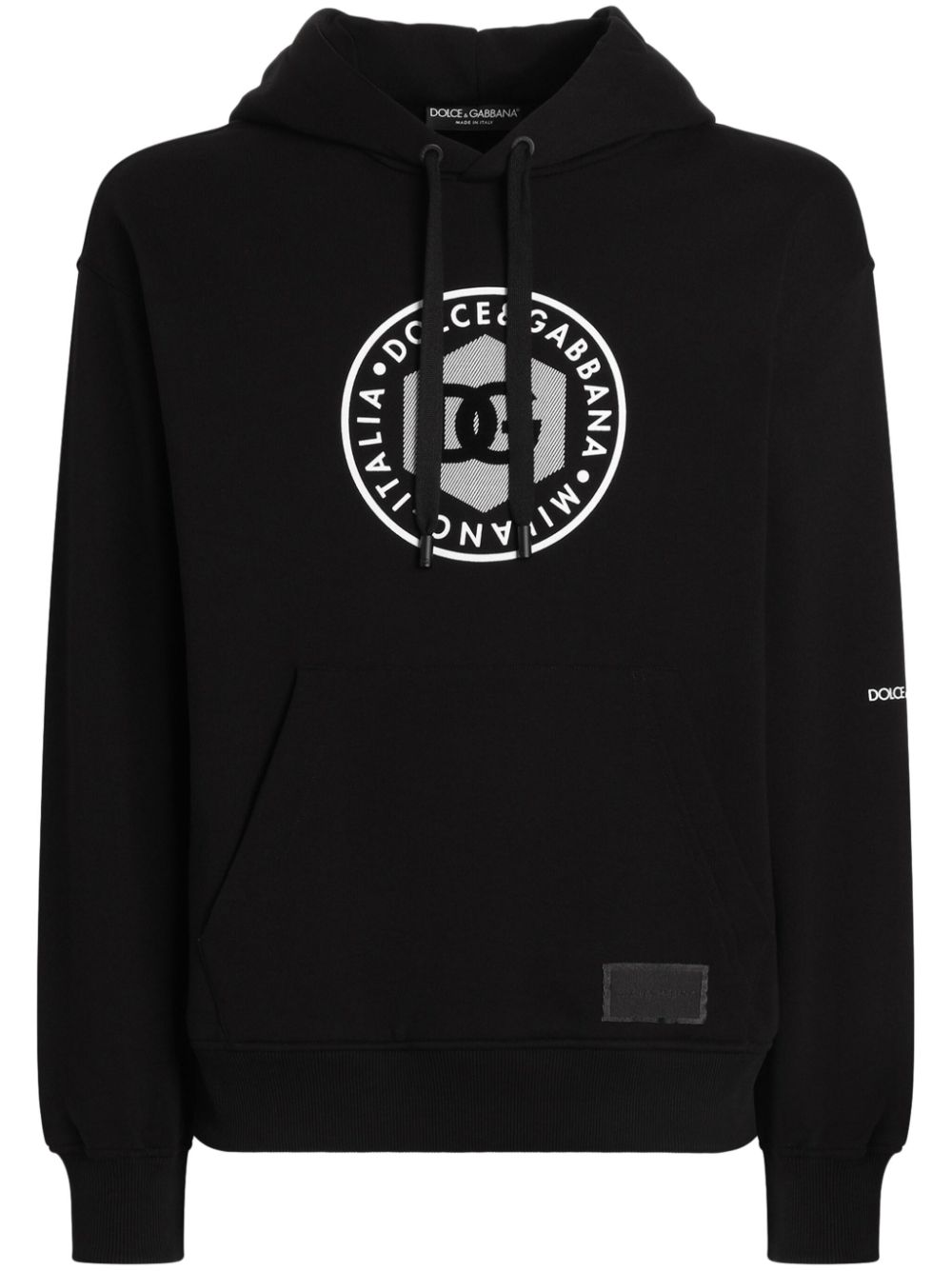 Dolce & Gabbana logo-print hoodie - Black von Dolce & Gabbana