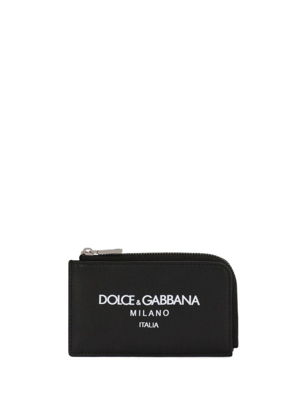 Dolce & Gabbana logo-print zip-around wallet - Black von Dolce & Gabbana