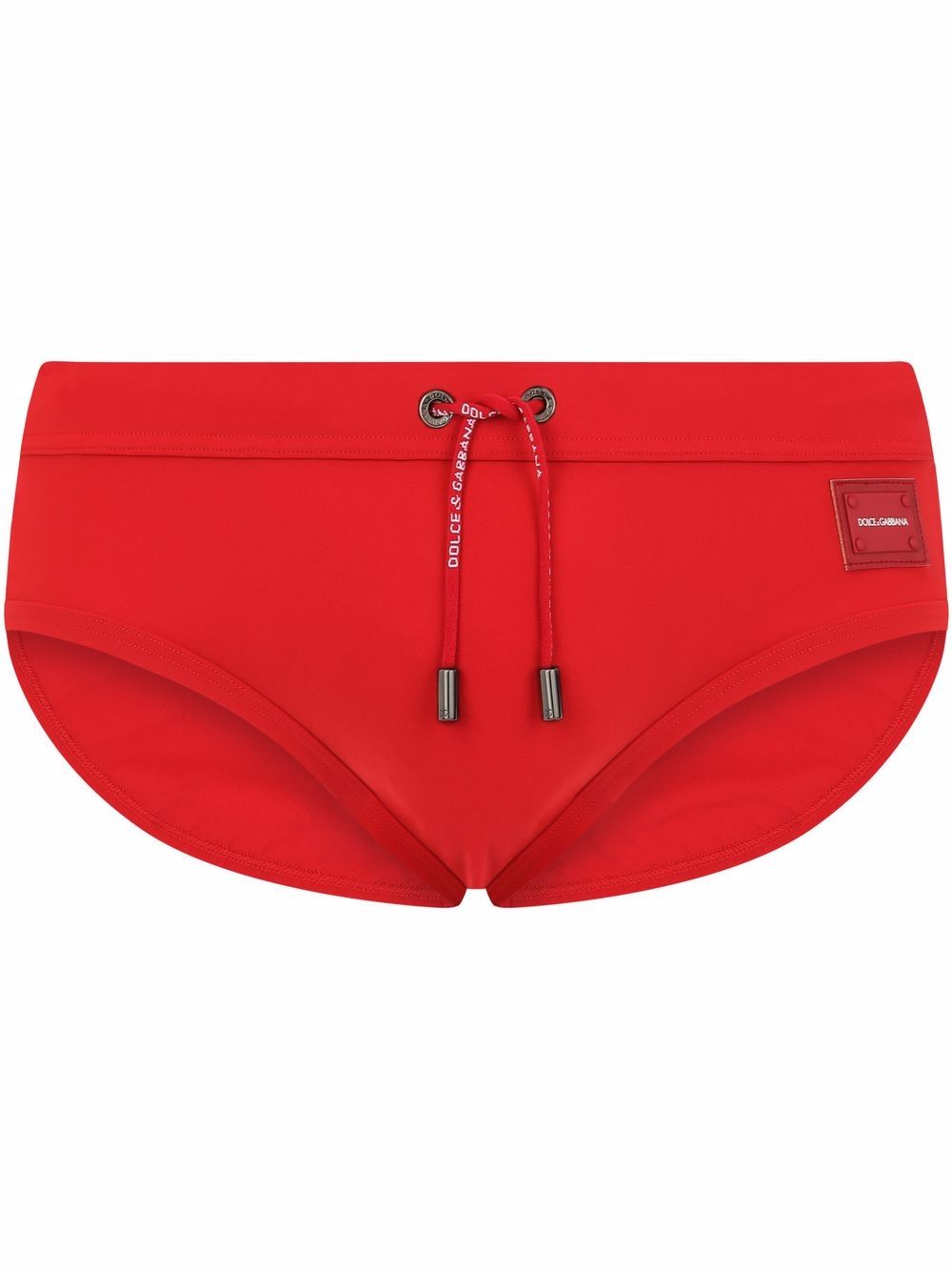 Dolce & Gabbana logo swimming briefs - Red von Dolce & Gabbana