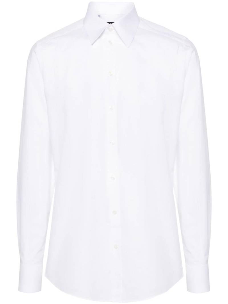 Dolce & Gabbana long-sleeve cotton shirt - White von Dolce & Gabbana