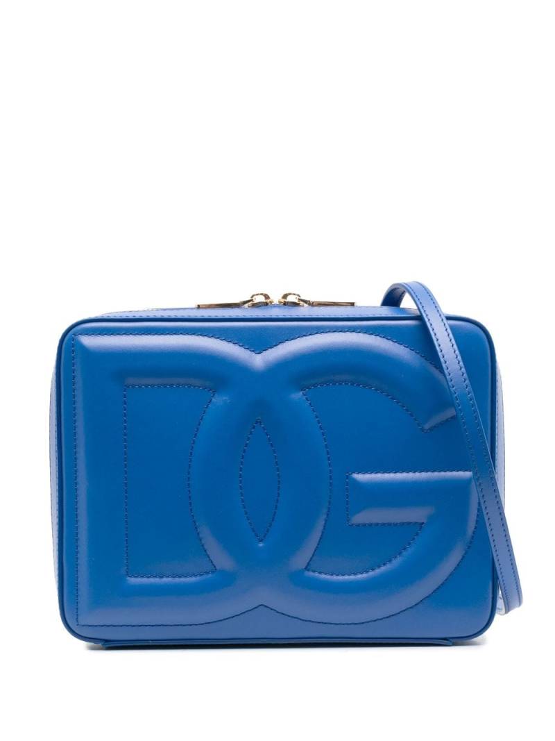 Dolce & Gabbana medium DG Logo camera bag - Blue von Dolce & Gabbana