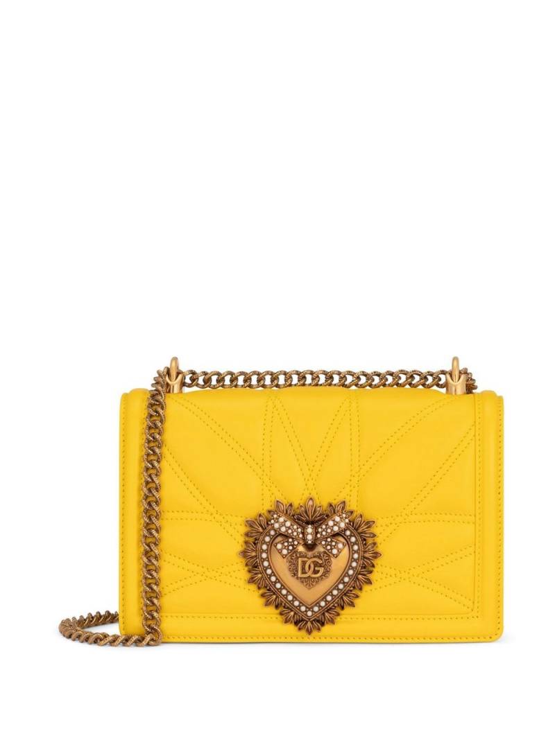 Dolce & Gabbana medium Devotion shoulder bag - Yellow von Dolce & Gabbana