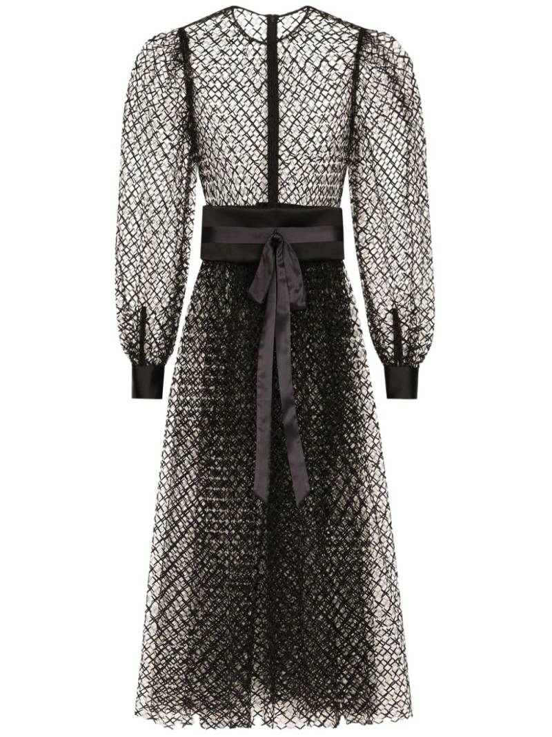 Dolce & Gabbana mesh dress - Black von Dolce & Gabbana