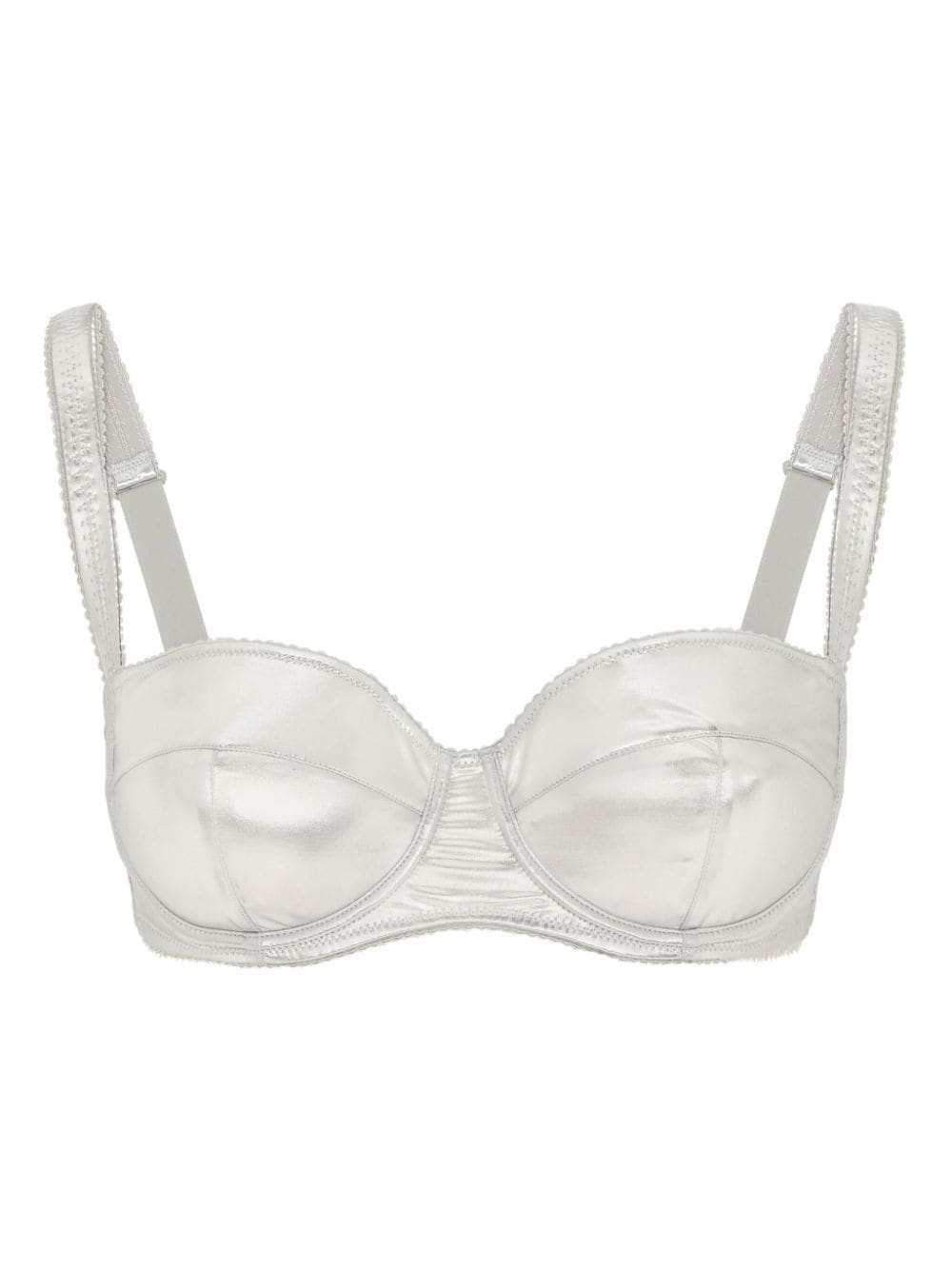 Dolce & Gabbana metallic balconette bra - Silver von Dolce & Gabbana