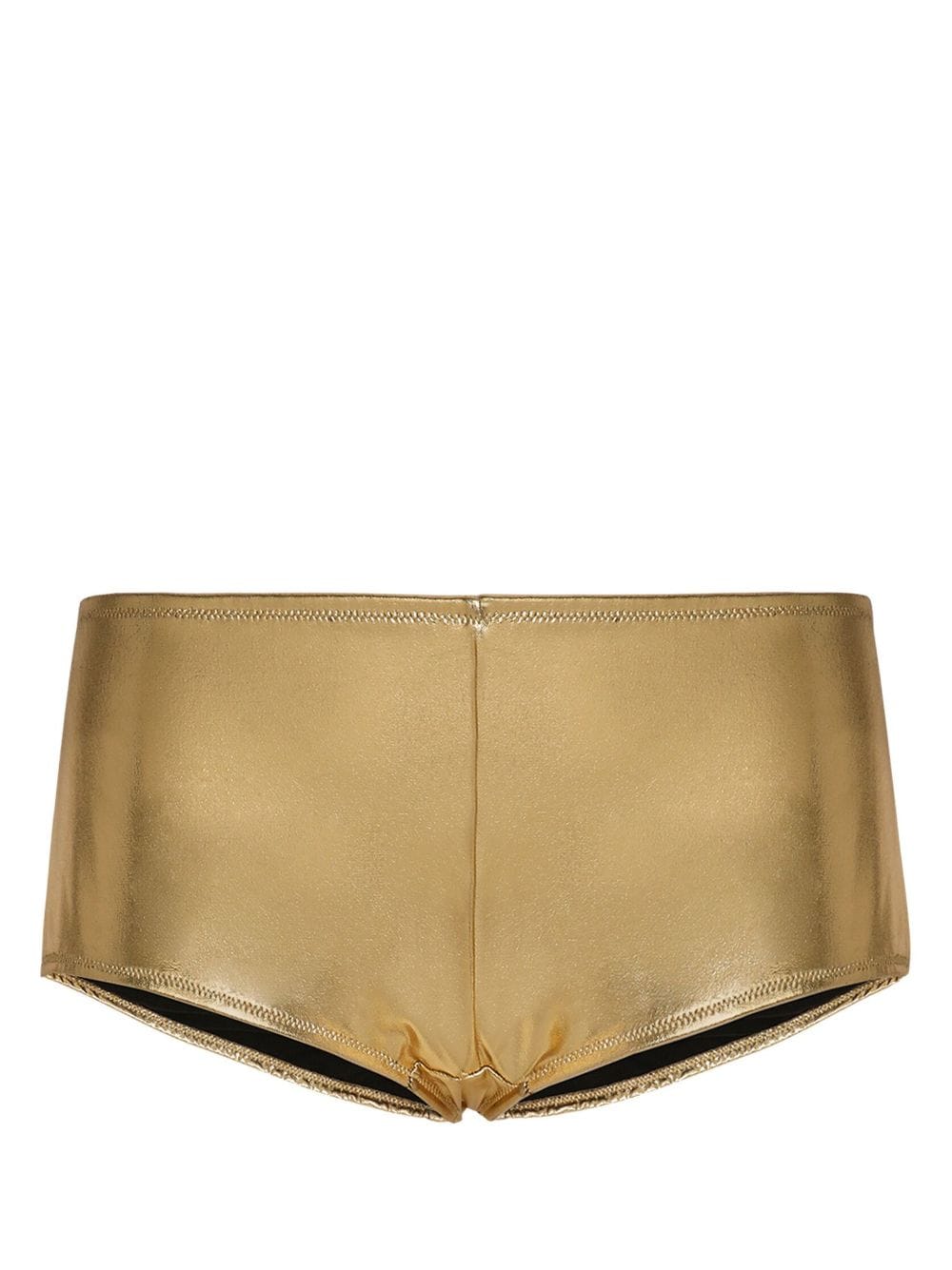 Dolce & Gabbana metallic-effect bikini bottoms - Gold von Dolce & Gabbana