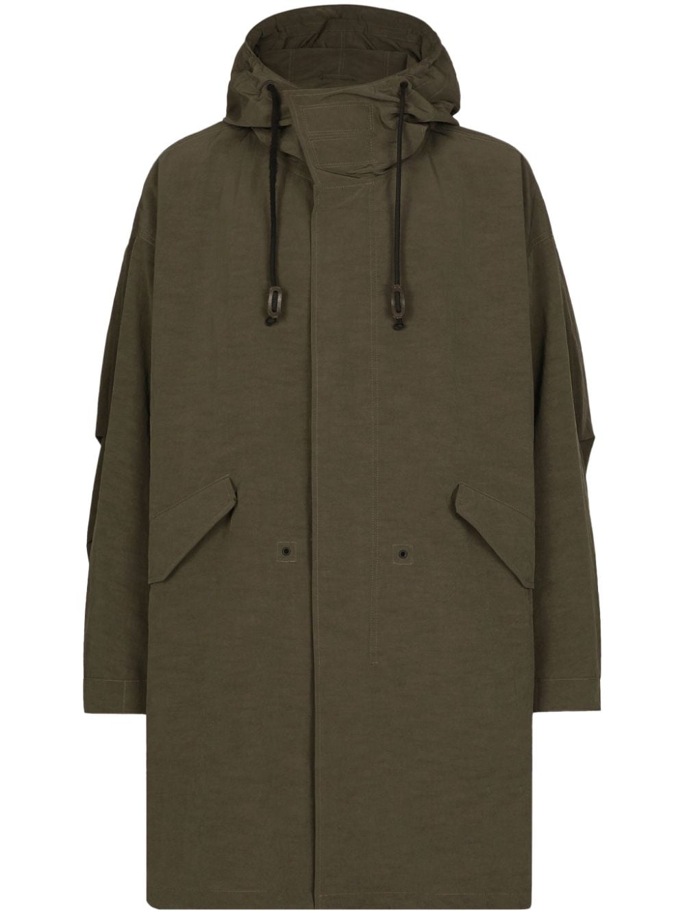 Dolce & Gabbana oversized hooded parka - Green von Dolce & Gabbana