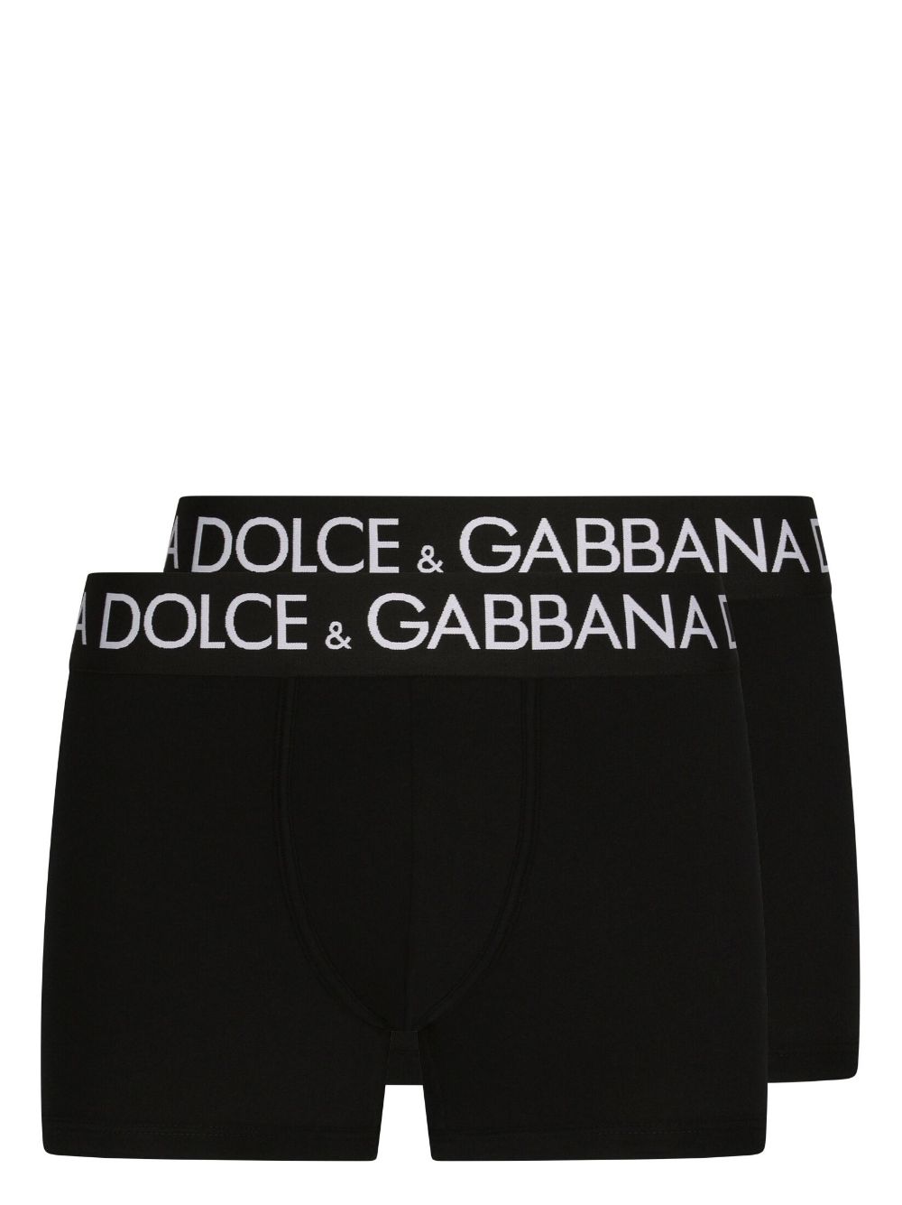 Dolce & Gabbana pack-of-two logo-print boxers - Black von Dolce & Gabbana