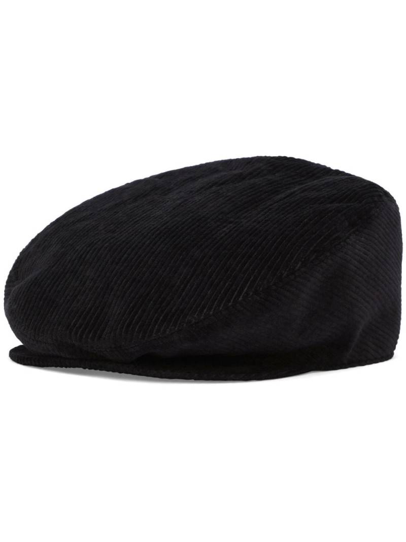 Dolce & Gabbana pinwale-corduroy flat cap - Black von Dolce & Gabbana