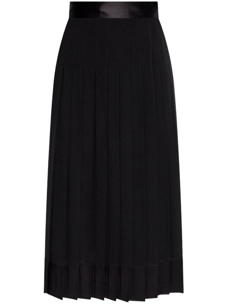 Dolce & Gabbana pleated skirt - Black von Dolce & Gabbana