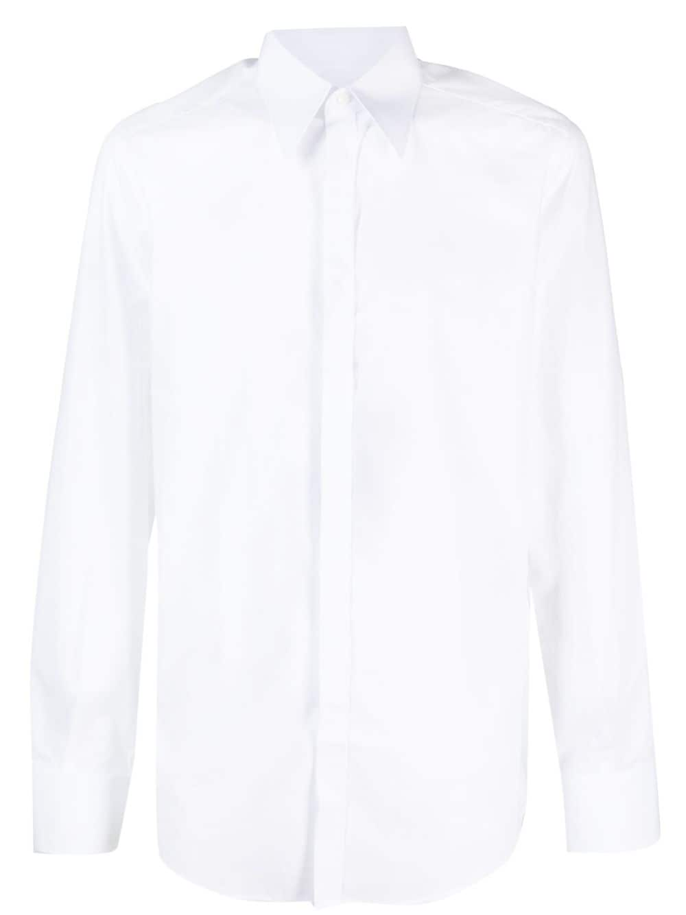 Dolce & Gabbana pointed-collar cotton shirt - White von Dolce & Gabbana