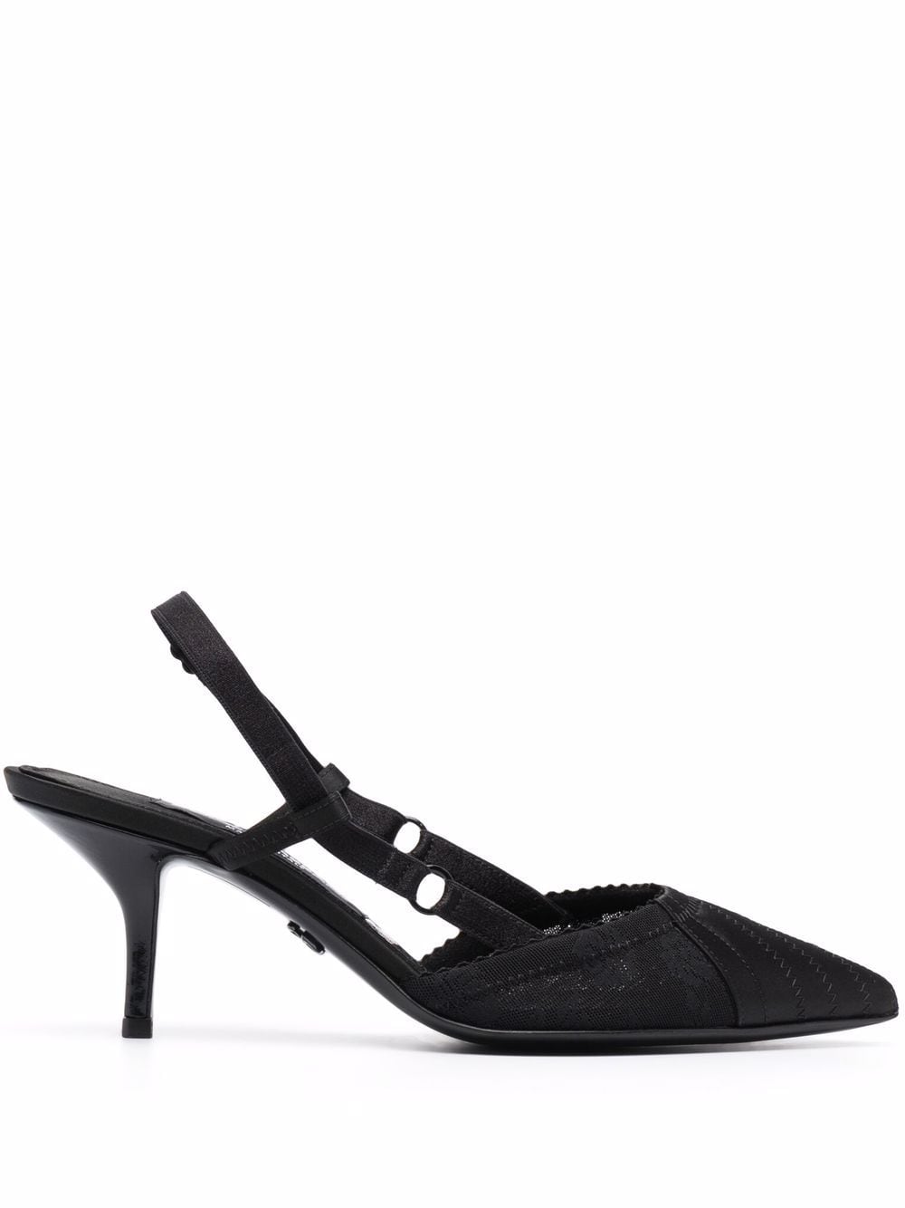 Dolce & Gabbana pointed slingback pumps - Black von Dolce & Gabbana