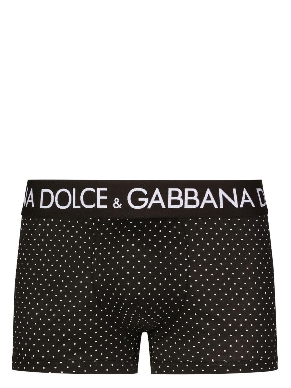 Dolce & Gabbana polka dot-print boxer briefs - Black von Dolce & Gabbana