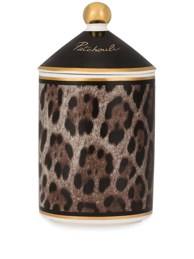 Dolce & Gabbana porcelain patchouli scented candle - Brown von Dolce & Gabbana