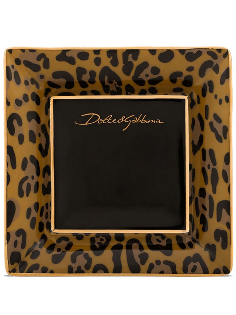 Dolce & Gabbana porcelain trinket tray (10cm) - Brown von Dolce & Gabbana