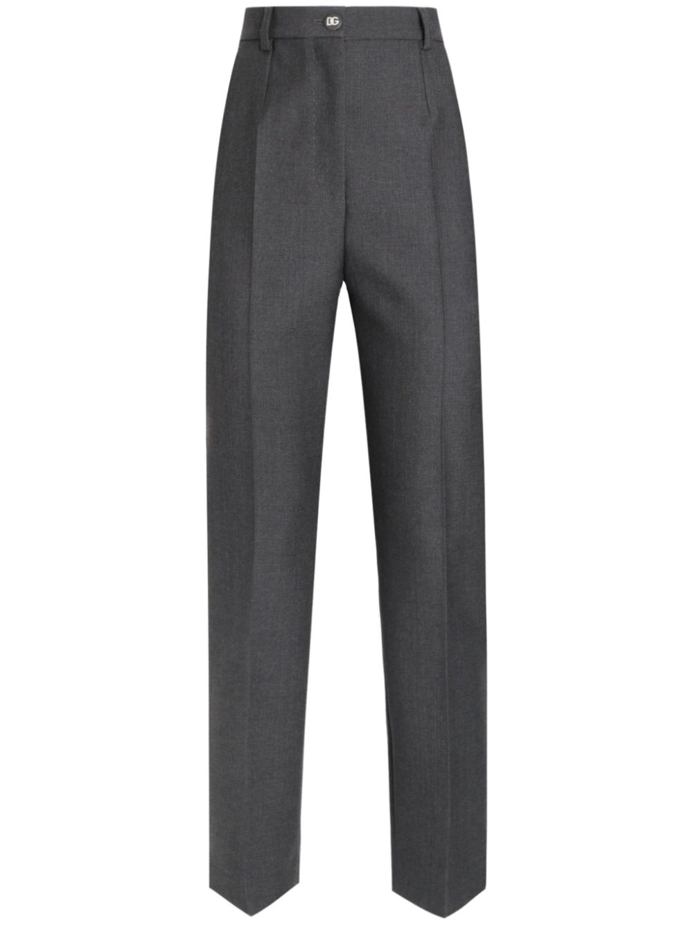 Dolce & Gabbana pressed crease straight-leg trousers - Grey von Dolce & Gabbana