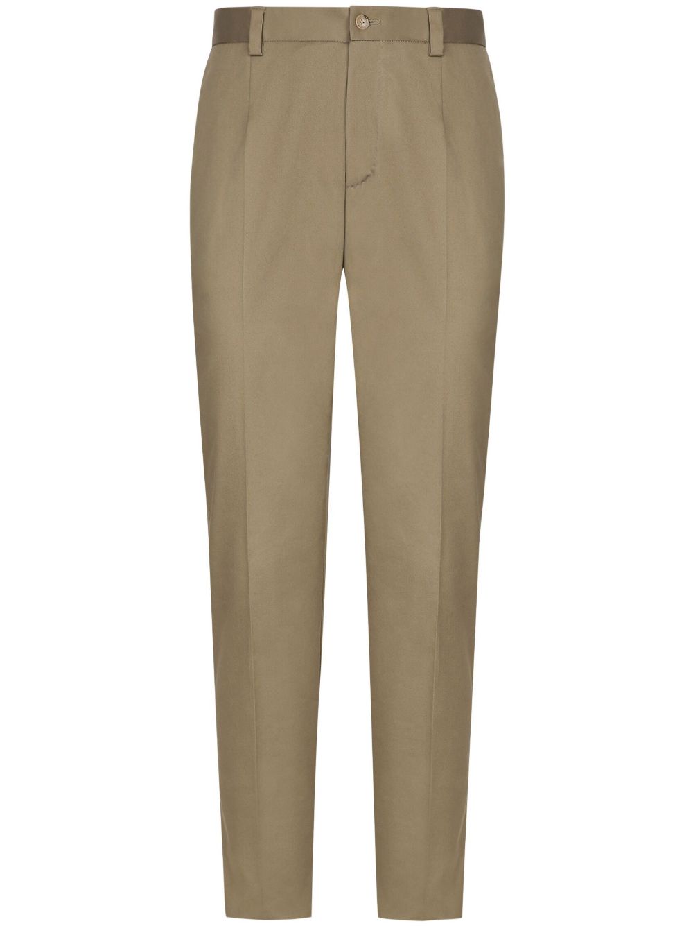 Dolce & Gabbana pressed-crease tailored trousers - Brown von Dolce & Gabbana