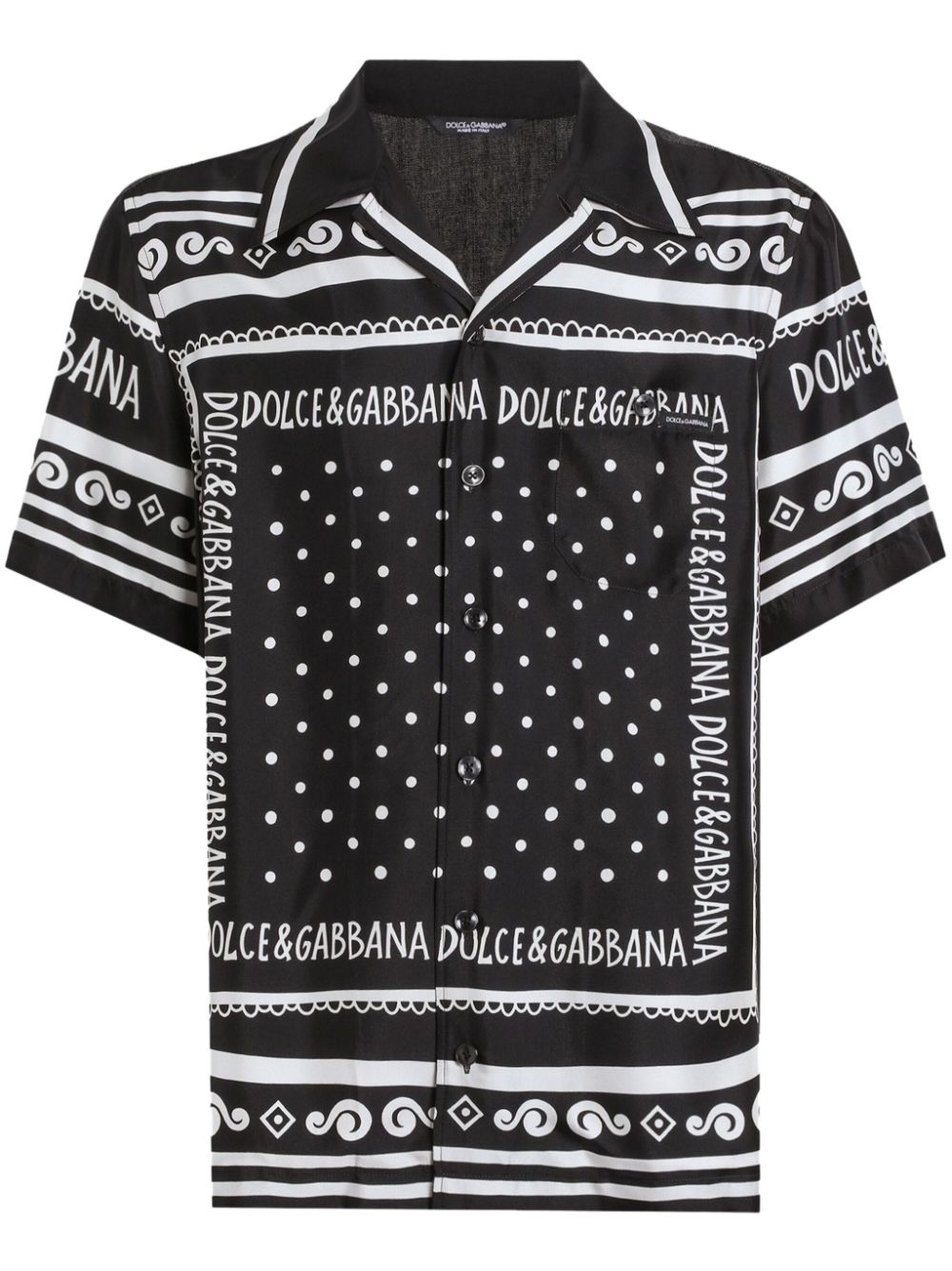 Dolce & Gabbana printed shirt - Black von Dolce & Gabbana