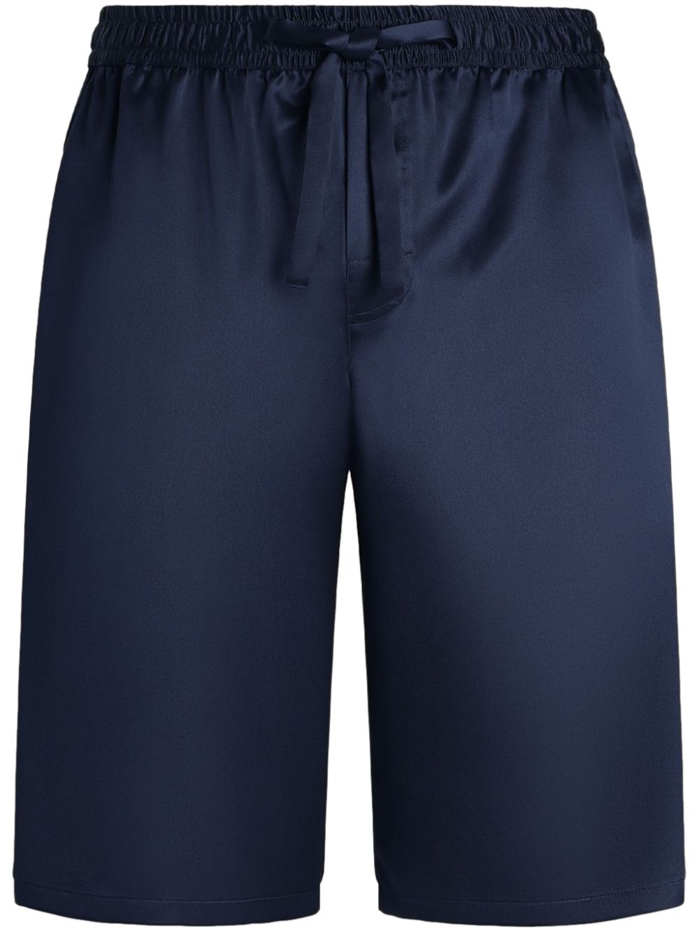 Dolce & Gabbana satin shorts - Blue von Dolce & Gabbana