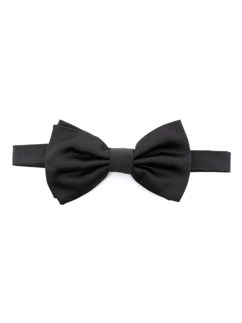 Dolce & Gabbana satin silk bow tie - Black von Dolce & Gabbana