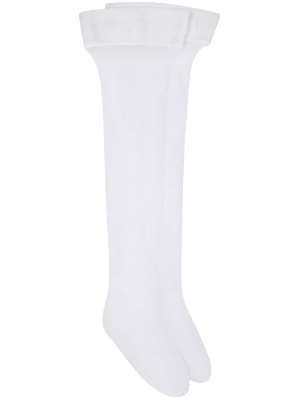 Dolce & Gabbana semi-sheer stockings - White von Dolce & Gabbana