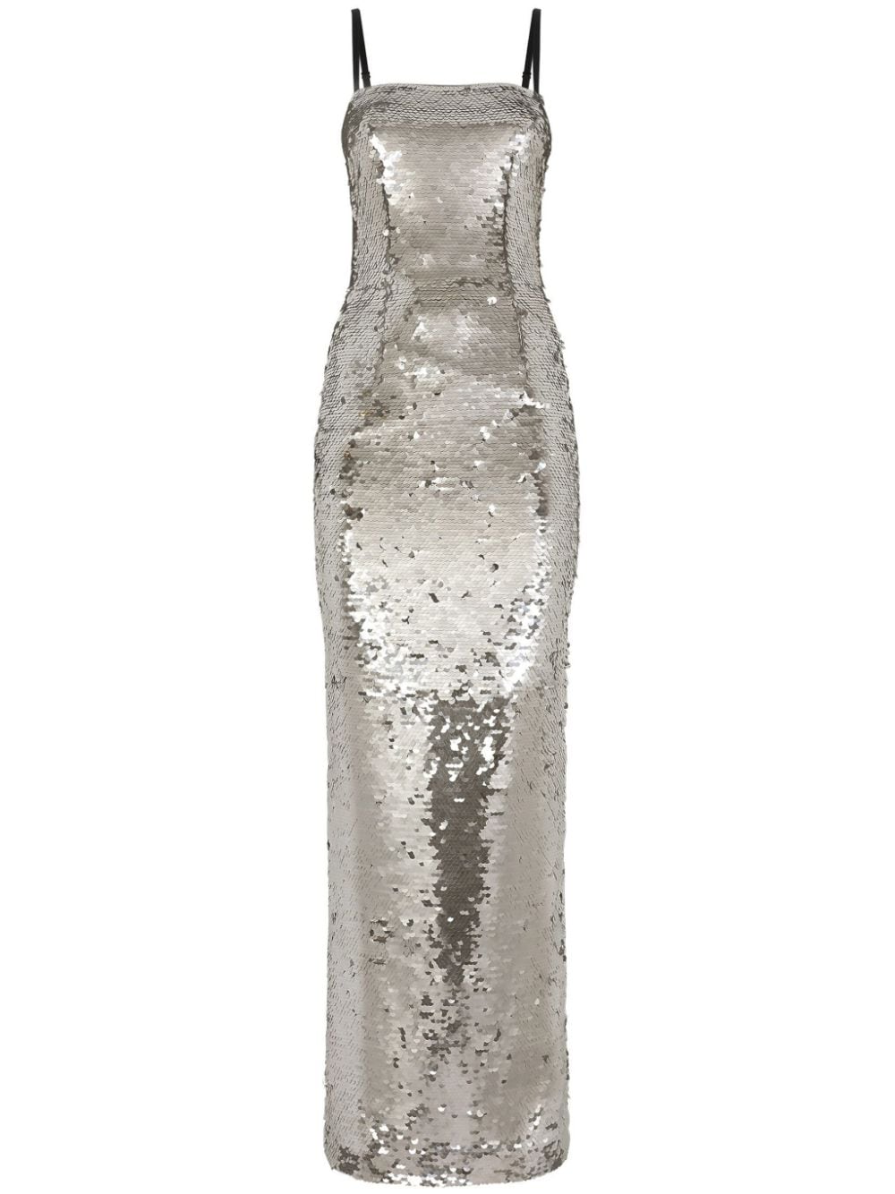 Dolce & Gabbana sequin-embellished maxi dress - Silver von Dolce & Gabbana