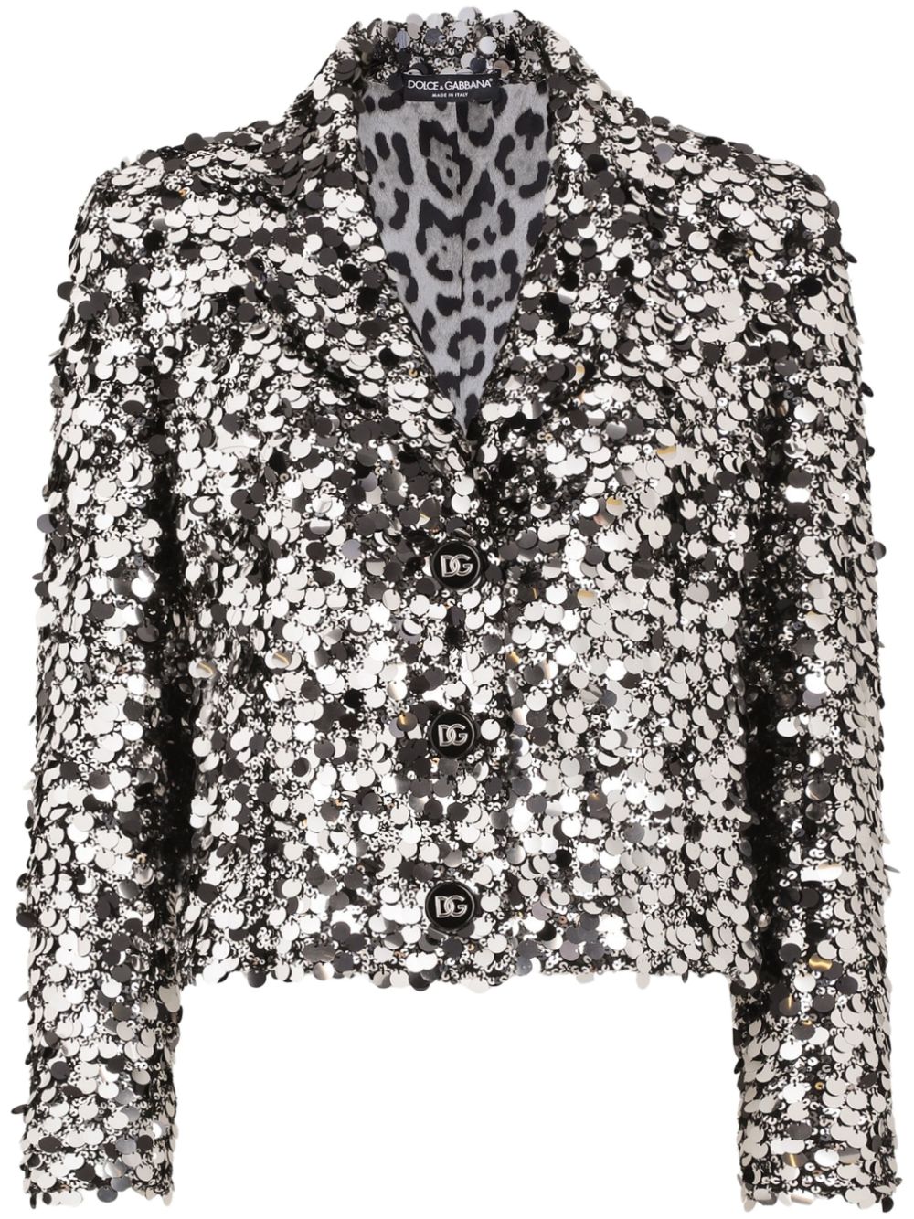 Dolce & Gabbana sequinned blazer - Silver von Dolce & Gabbana