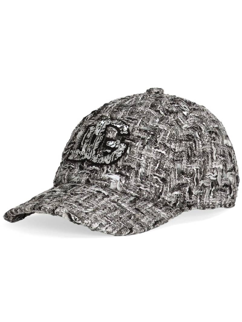 Dolce & Gabbana sequinned cap - Grey von Dolce & Gabbana