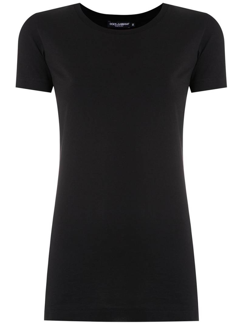 Dolce & Gabbana short-sleeve cotton T-shirt - Black von Dolce & Gabbana