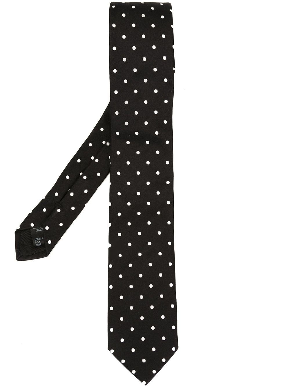 Dolce & Gabbana silk jacquard blade tie - Black von Dolce & Gabbana