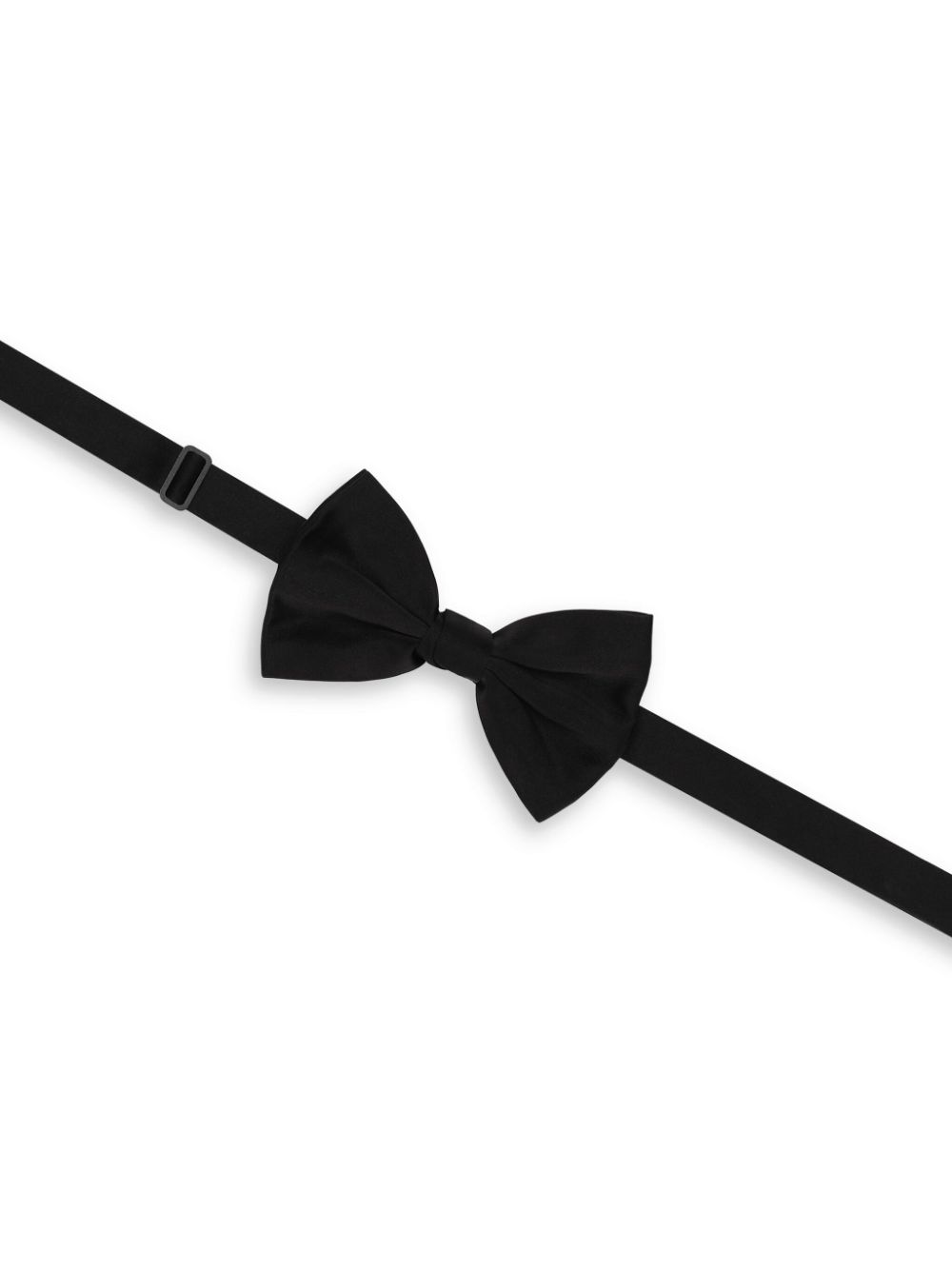 Dolce & Gabbana silk satin bow tie - Black von Dolce & Gabbana