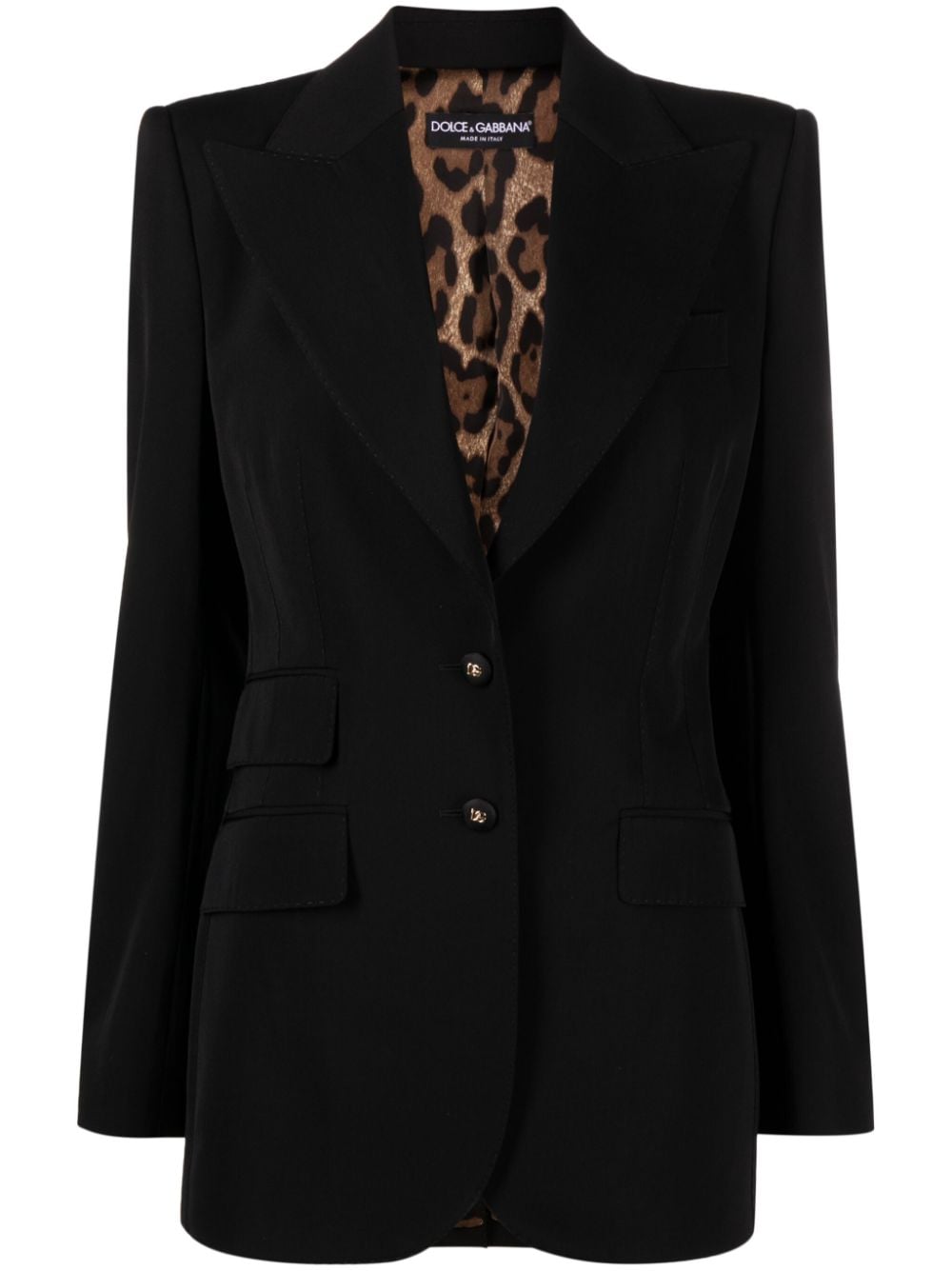 Dolce & Gabbana single-breasted blazer - Black von Dolce & Gabbana