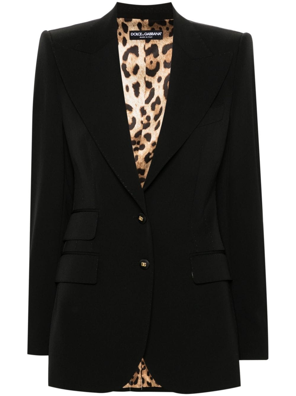 Dolce & Gabbana single-breasted blazer - Black von Dolce & Gabbana