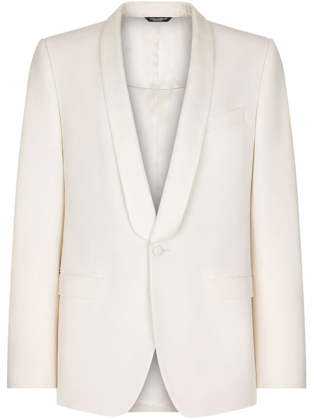 Dolce & Gabbana Sicilia-fit single-breasted blazer - White von Dolce & Gabbana