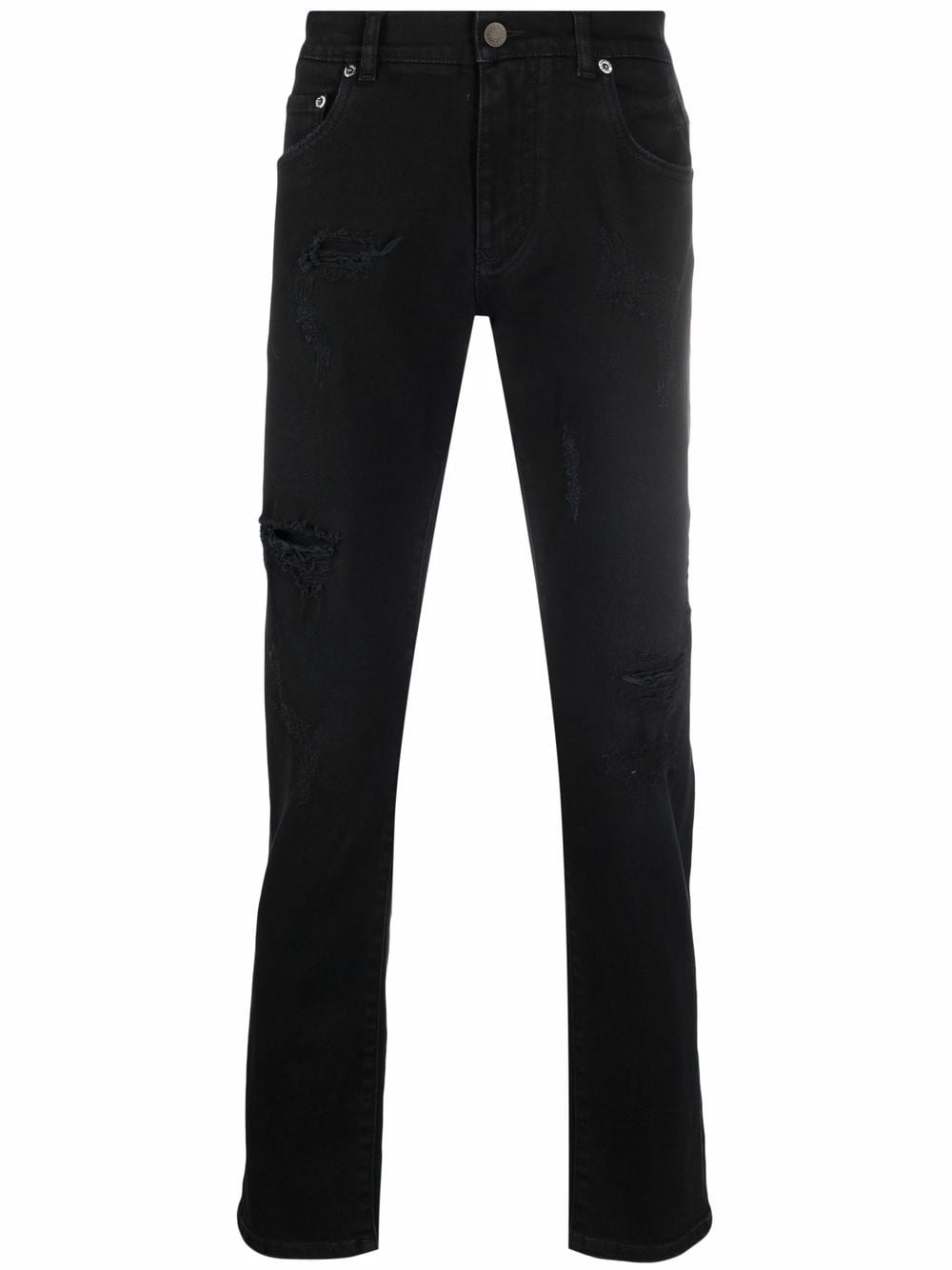 Dolce & Gabbana mid-rise straight-leg jeans - Black von Dolce & Gabbana