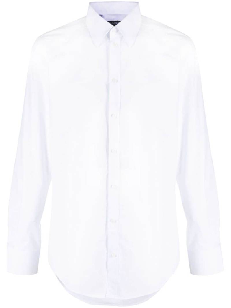 Dolce & Gabbana spread-collar cotton shirt - White von Dolce & Gabbana