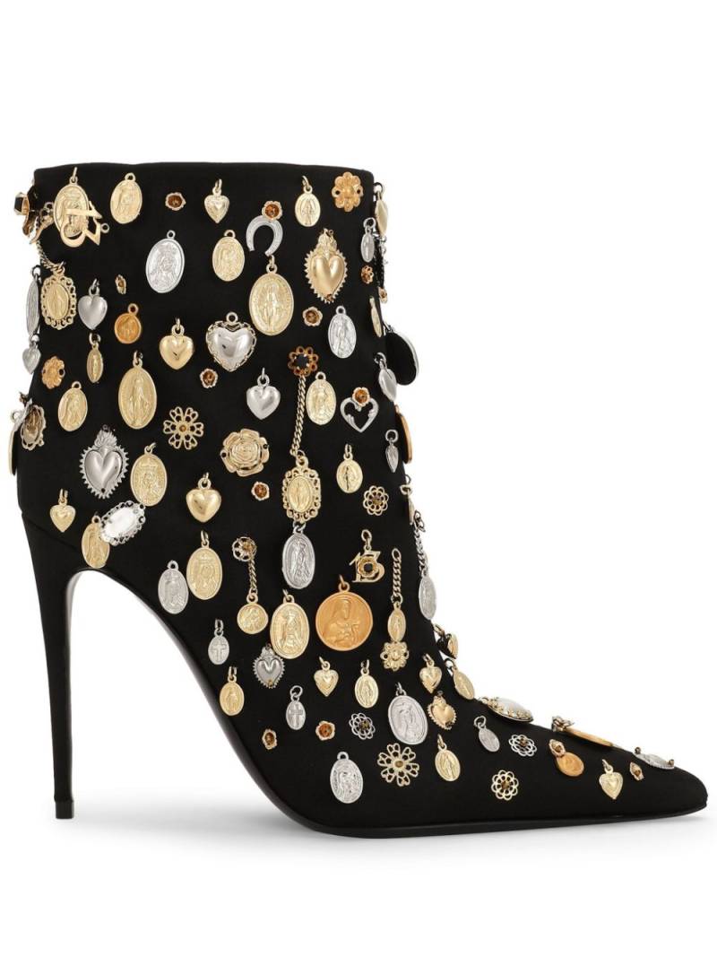 Dolce & Gabbana stiletto boots - Black von Dolce & Gabbana