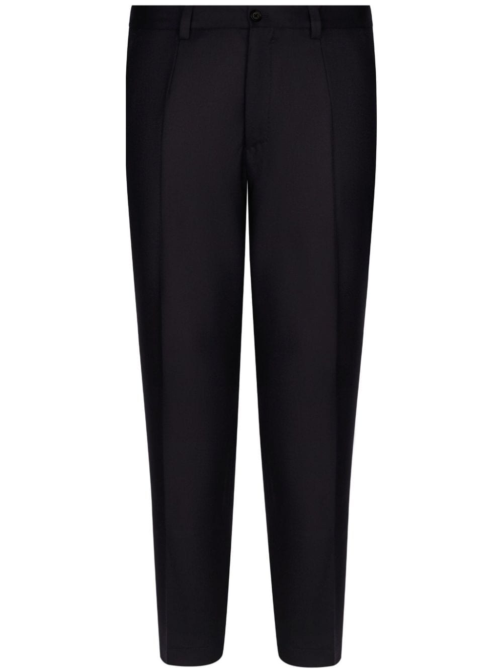 Dolce & Gabbana straight-leg virgin-wool trousers - Blue von Dolce & Gabbana