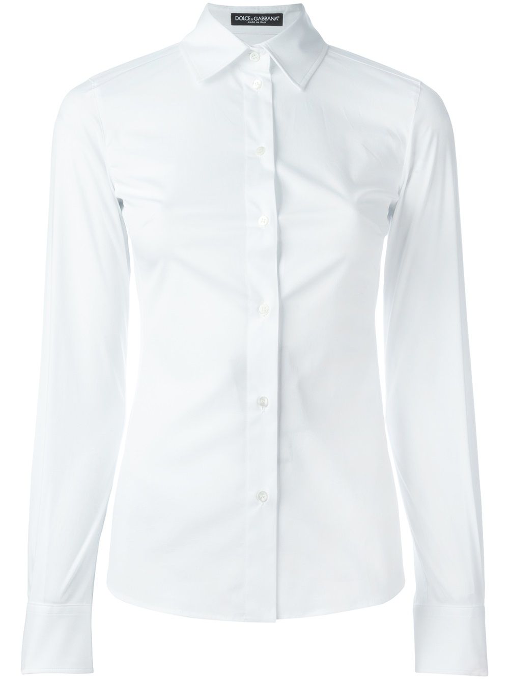 Dolce & Gabbana stretch-cotton poplin shirt - White von Dolce & Gabbana