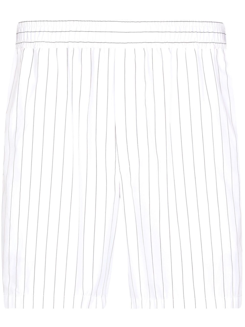 Dolce & Gabbana striped poplin bermuda shorts - White von Dolce & Gabbana