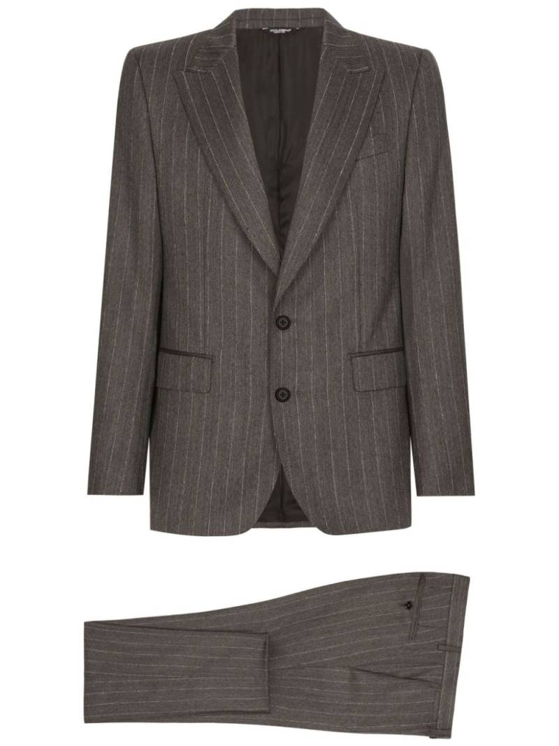 Dolce & Gabbana striped suit - Grey von Dolce & Gabbana