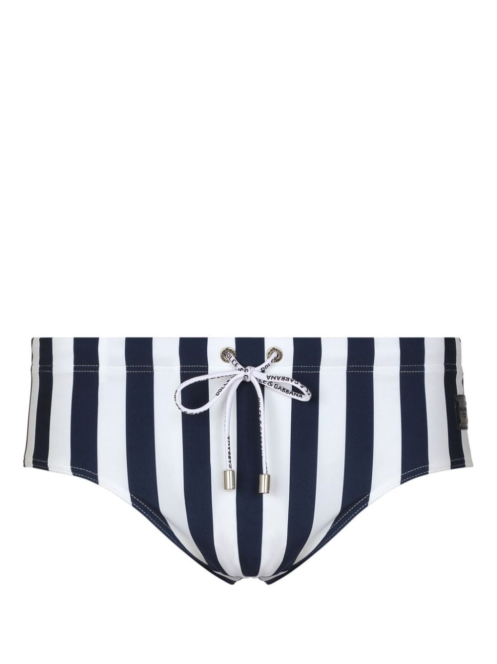 Dolce & Gabbana striped swimming trunks - Blue von Dolce & Gabbana