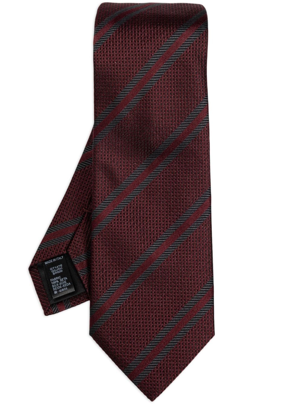 Dolce & Gabbana striped tie - Red von Dolce & Gabbana