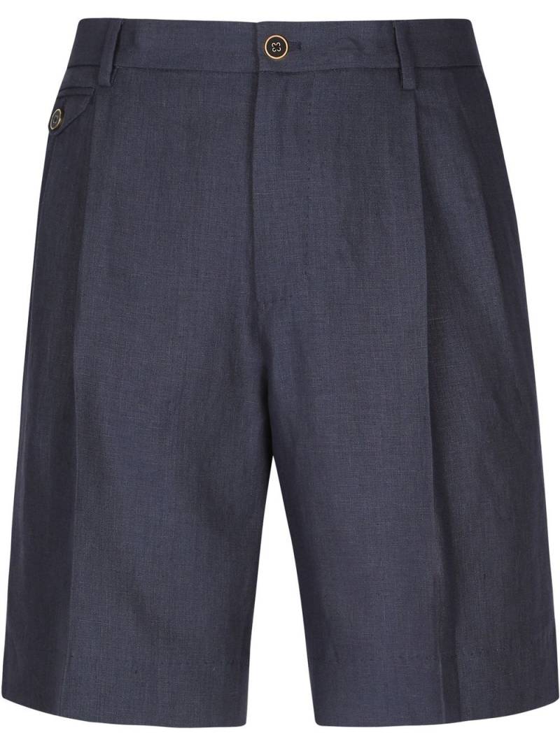 Dolce & Gabbana tailored linen shorts - Blue von Dolce & Gabbana