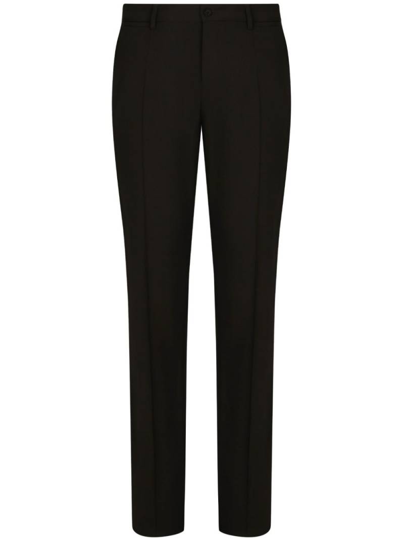 Dolce & Gabbana tailored slim-cut trousers - Black von Dolce & Gabbana