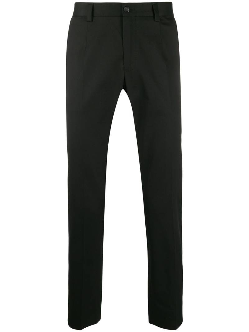 Dolce & Gabbana tailored straight-leg trousers - Black von Dolce & Gabbana