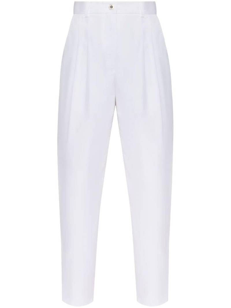 Dolce & Gabbana tailored tapered trousers - White von Dolce & Gabbana