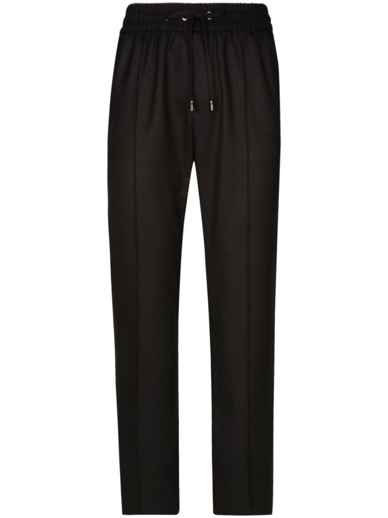 Dolce & Gabbana tailored wool track pants - Black von Dolce & Gabbana