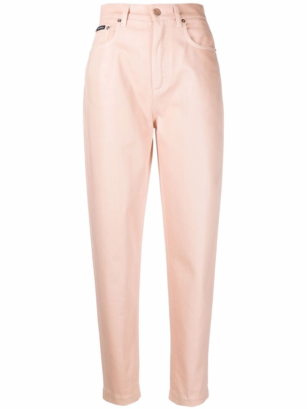 Dolce & Gabbana tapered high-waisted trousers - Neutrals von Dolce & Gabbana