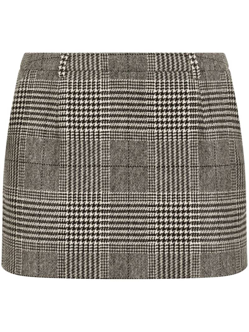 Dolce & Gabbana tartan check skirt - Grey von Dolce & Gabbana